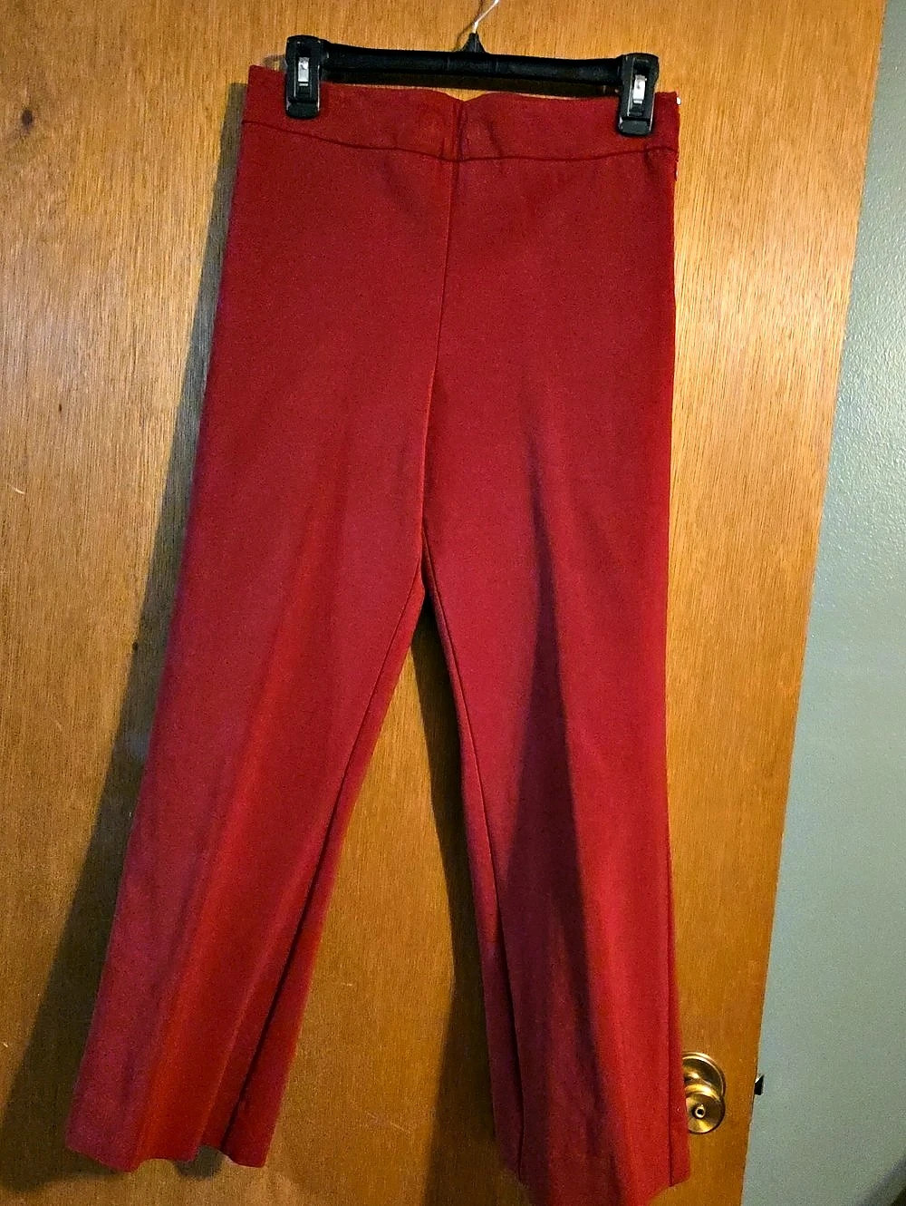 Reformation Straight Leg Pants in Red Size XS Like New